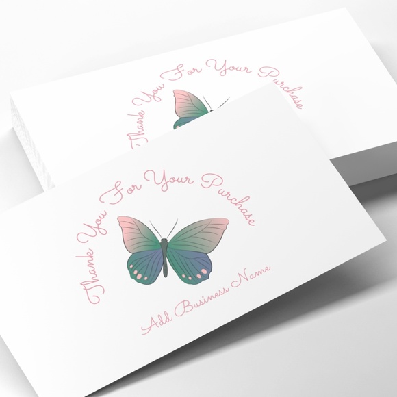 Thank You Card With Personalization - Picture 1 of 4